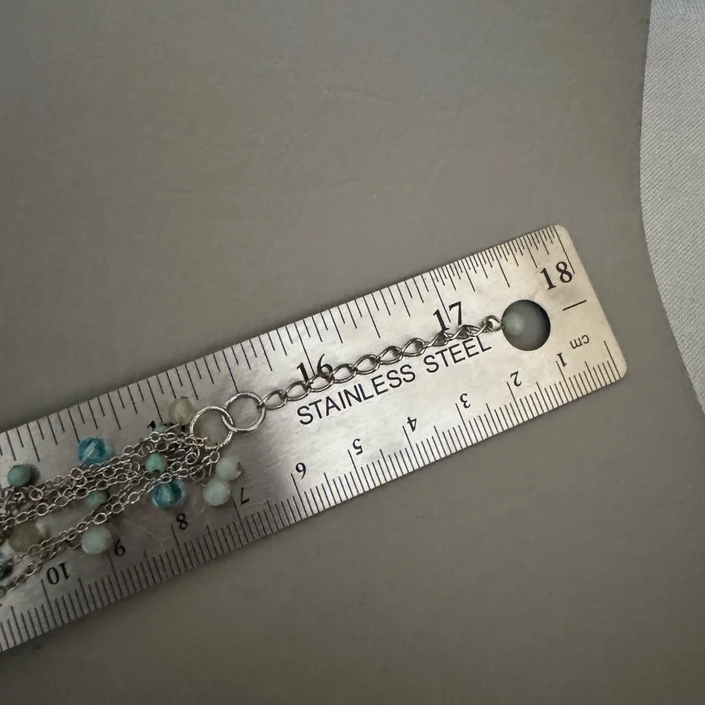 Unique 7 strand beaded necklace - Picture 4 of 4